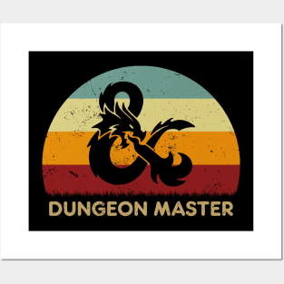 Retro Sunset - Dungeons And Dragons Dragon Posters and Art